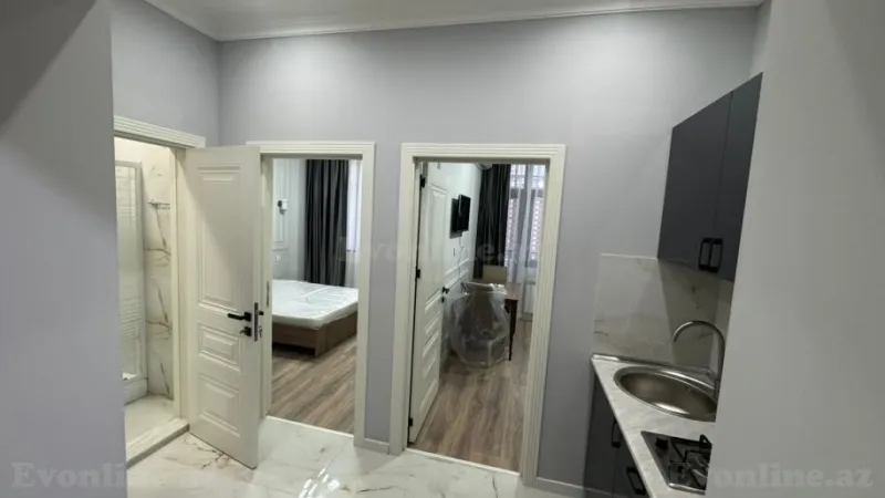 Kirayə verilir 2 otaqlı Mənzil Yeni tikili 60 m² Nəsimi r. - şəkil 7