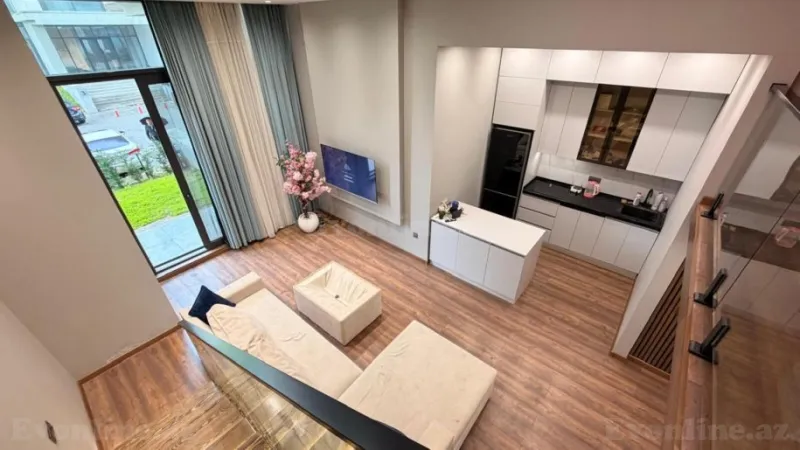 Satılır 1 otaqlı Mənzil Yeni tikili 70 m² Sabunçu r. - şəkil 2