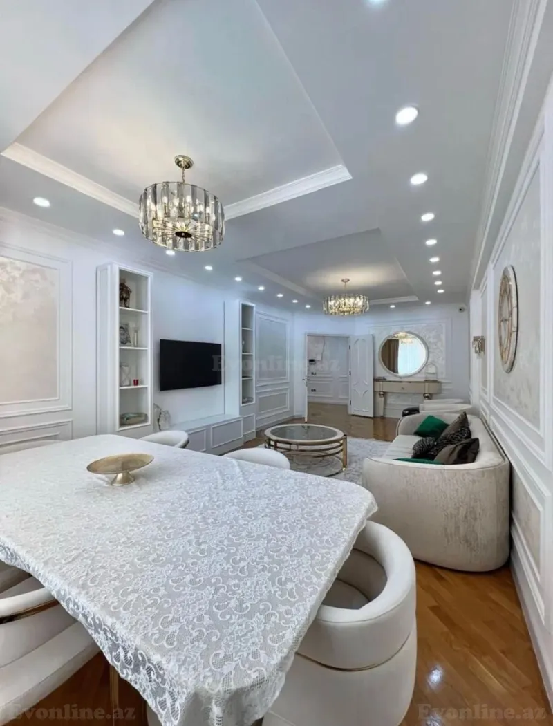 Satılır 3 otaqlı Mənzil Yeni tikili 132 m² 9-cu mikrorayon - şəkil 2