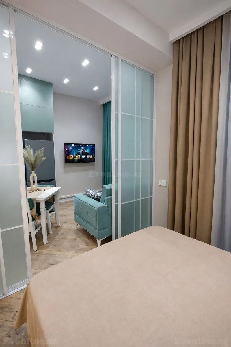 Satılır 2 otaqlı Mənzil Yeni tikili 40 m² Qara Qarayev m. - şəkil 5