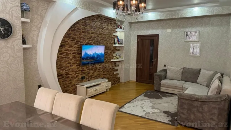 Kirayə verilir 3 otaqlı Mənzil Yeni tikili 95 m² Həzi Aslanov m.