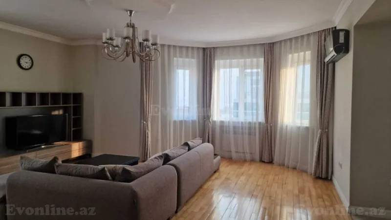 Kirayə verilir 3 otaqlı Mənzil Yeni tikili 110 m² Sahil m. - şəkil 2