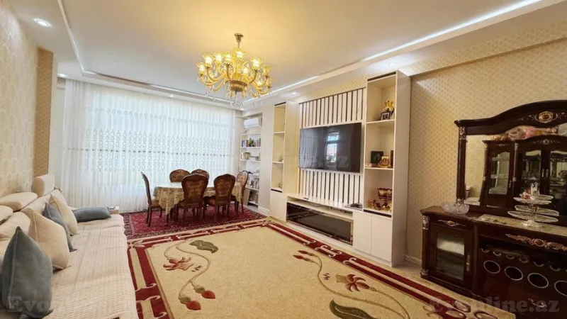 Satılır 3 otaqlı Mənzil Yeni tikili 130 m² Nizami r. - şəkil 2