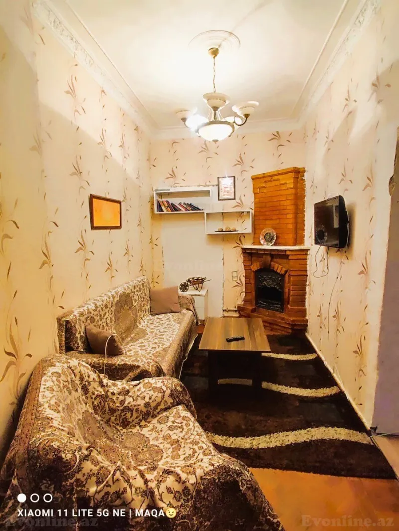 Kirayə verilir 1 otaqlı Mənzil Köhnə tikili 40 m² Nəsimi r. - şəkil 9
