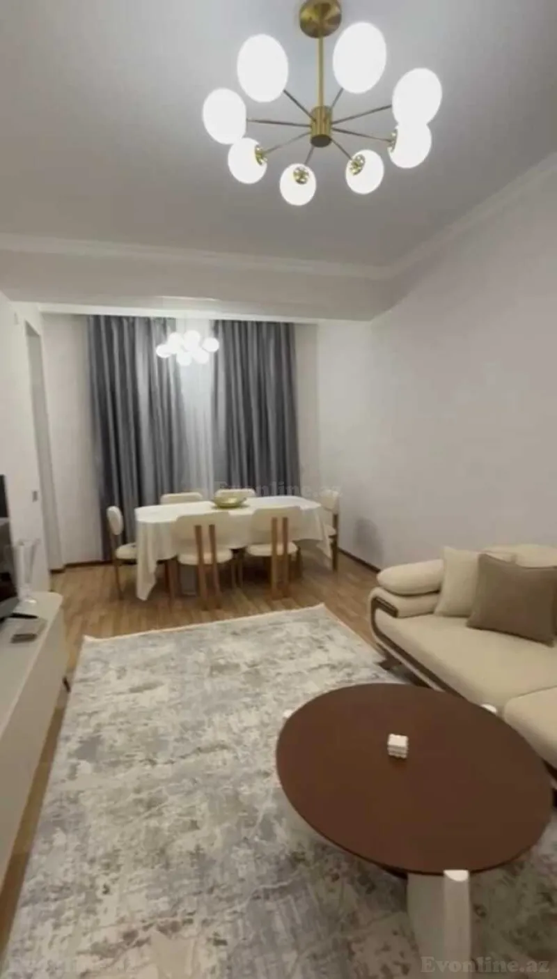 Satılır 2 otaqlı Mənzil Yeni tikili 56 m² İnşaatçılar m. - şəkil 2