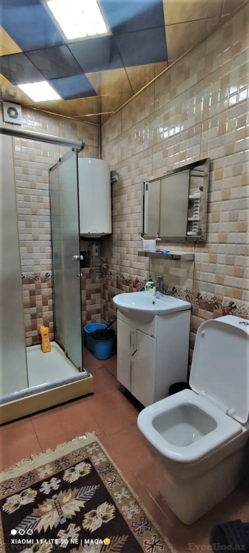 Kirayə verilir 2 otaqlı Mənzil Köhnə tikili 80 m² Nəsimi r. - şəkil 16