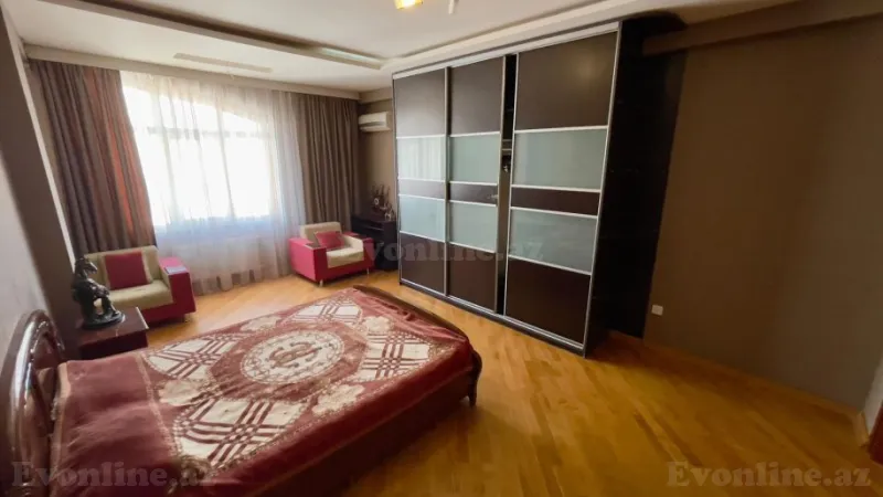 Kirayə verilir 3 otaqlı Mənzil Yeni tikili 200 m² Nəsimi r. - şəkil 11