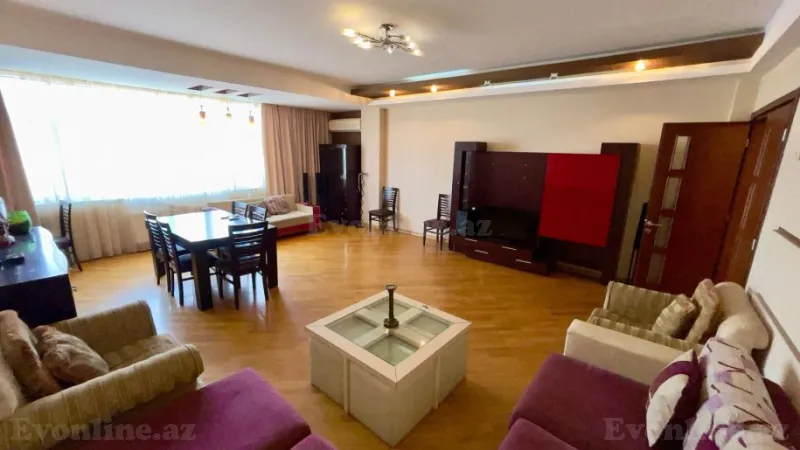 Kirayə verilir 3 otaqlı Mənzil Yeni tikili 200 m² Nəsimi r. - şəkil 19