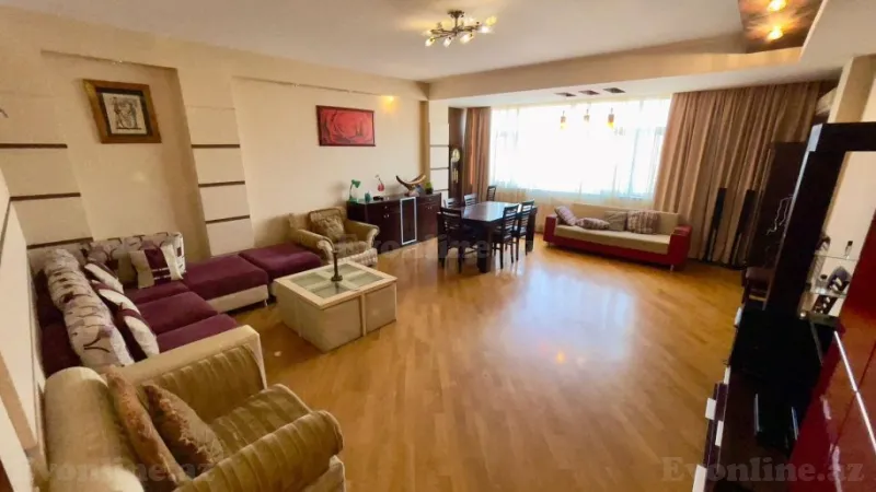 Kirayə verilir 3 otaqlı Mənzil Yeni tikili 200 m² Nəsimi r. - şəkil 22