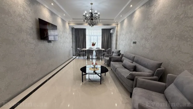 Kirayə verilir 3 otaqlı Mənzil Yeni tikili 150 m² Xətai m.