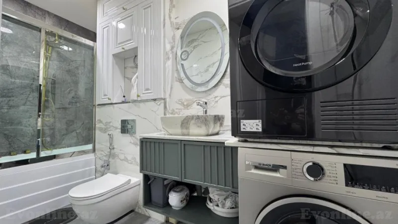 Satılır 3 otaqlı Mənzil Yeni tikili 127 m² Həzi Aslanov m. - şəkil 9