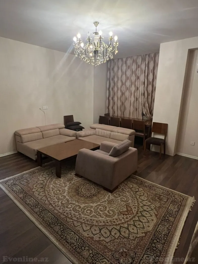 Kirayə verilir 3 otaqlı Mənzil Yeni tikili 135 m² Nəsimi r. - şəkil 5