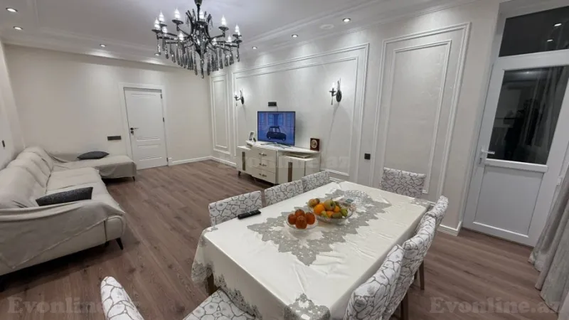 Satılır 3 otaqlı Mənzil Yeni tikili 135 m² Xalqlar Dostluğu m. - şəkil 3