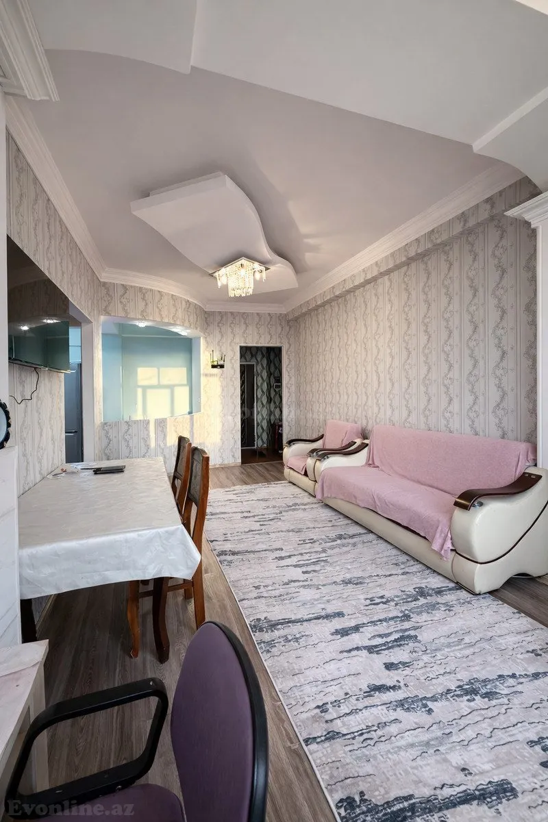 Satılır 2 otaqlı Mənzil Yeni tikili 68 m² Həzi Aslanov m. - şəkil 3