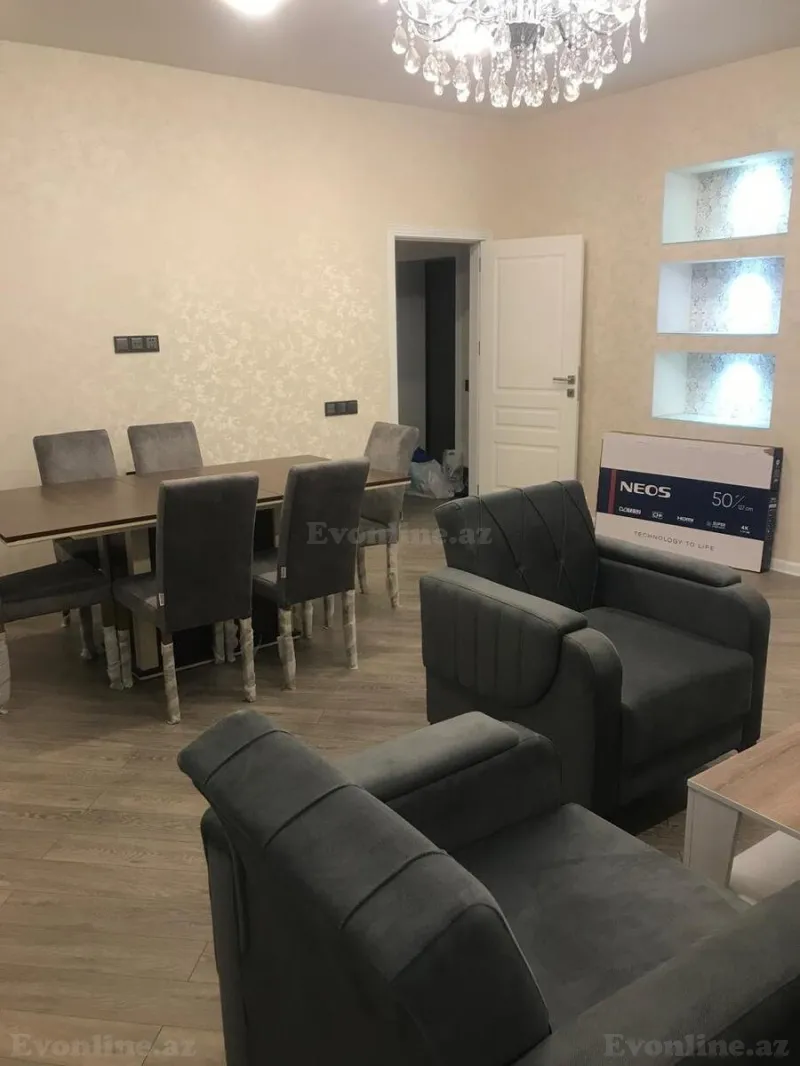 Kirayə verilir 3 otaqlı Mənzil Yeni tikili 110 m² Xətai r. - şəkil 4