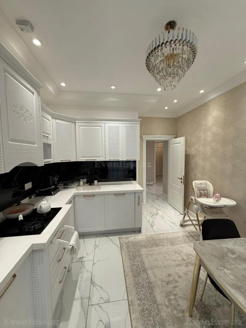 Satılır 3 otaqlı Mənzil Yeni tikili 148 m² İnşaatçılar m. - şəkil 13