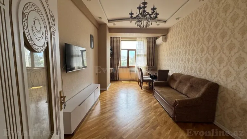Kirayə verilir 2 otaqlı Mənzil Yeni tikili 65 m² Qara Qarayev m. - şəkil 2