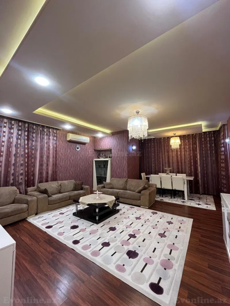 Kirayə verilir 3 otaqlı Mənzil Yeni tikili 150 m² Xətai m.