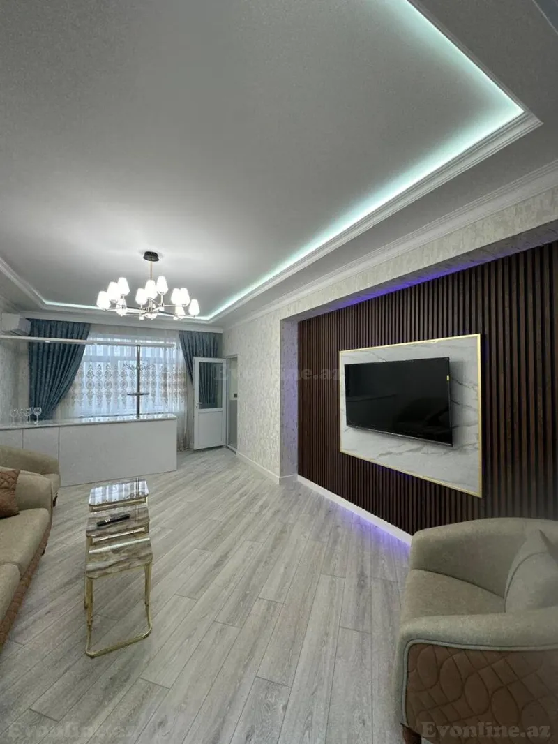 Satılır 3 otaqlı Mənzil Yeni tikili 86 m² Əhmədli m. - şəkil 2