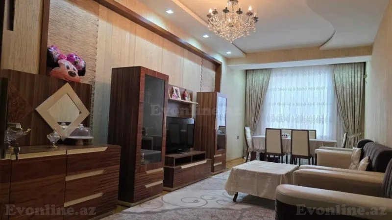 Satılır 3 otaqlı Mənzil Yeni tikili 128 m² 9-cu mikrorayon - şəkil 2