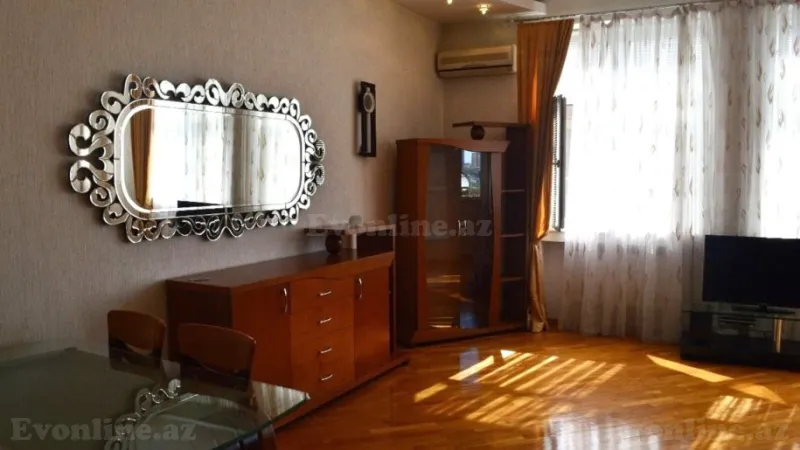 Kirayə verilir 2 otaqlı Mənzil Yeni tikili 110 m² Nərimanov r. - şəkil 3