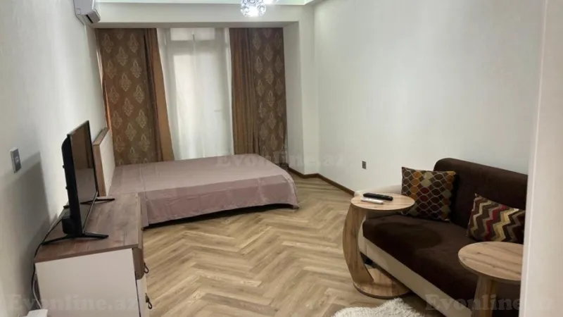 Kirayə verilir 1 otaqlı Mənzil Yeni tikili 45 m² 28 May m. - şəkil 2