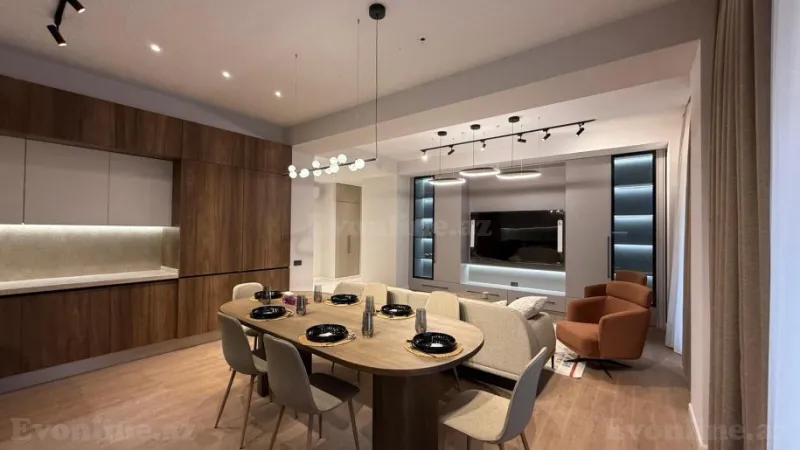 Kirayə verilir 3 otaqlı Mənzil Yeni tikili 148 m² Xətai r. - şəkil 4