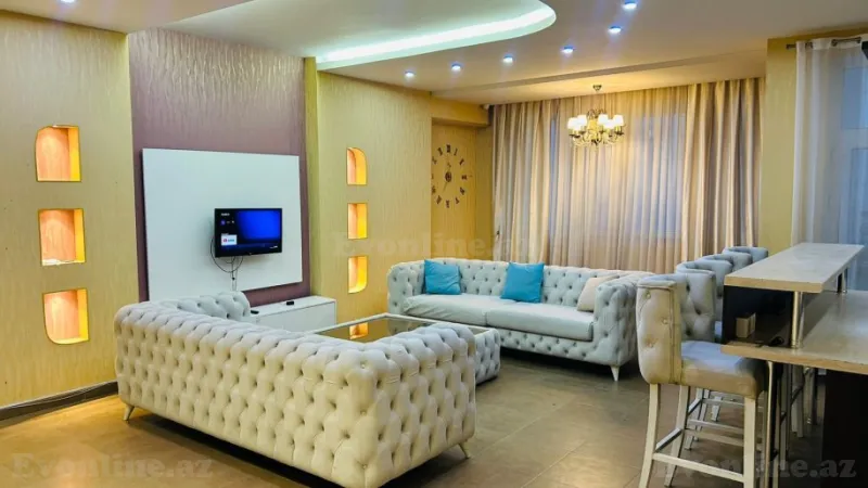 Kirayə verilir 3 otaqlı Mənzil Yeni tikili 140 m² Nərimanov r.