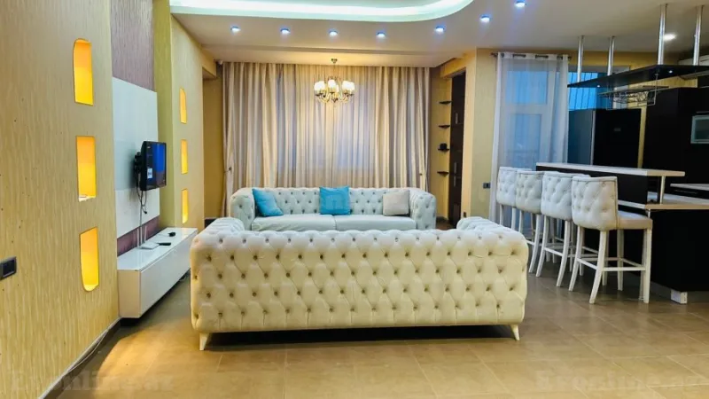 Kirayə verilir 3 otaqlı Mənzil Yeni tikili 140 m² Nərimanov r. - şəkil 3