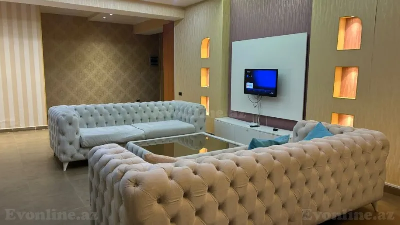 Kirayə verilir 3 otaqlı Mənzil Yeni tikili 140 m² Nərimanov r. - şəkil 13