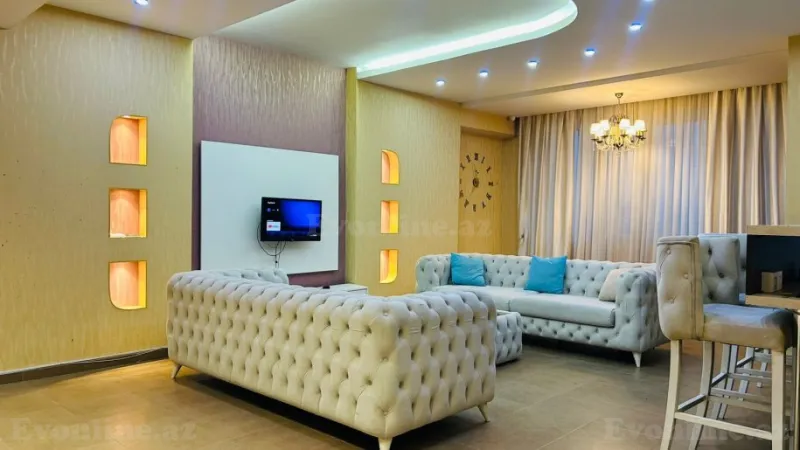 Kirayə verilir 3 otaqlı Mənzil Yeni tikili 140 m² Nərimanov r. - şəkil 22