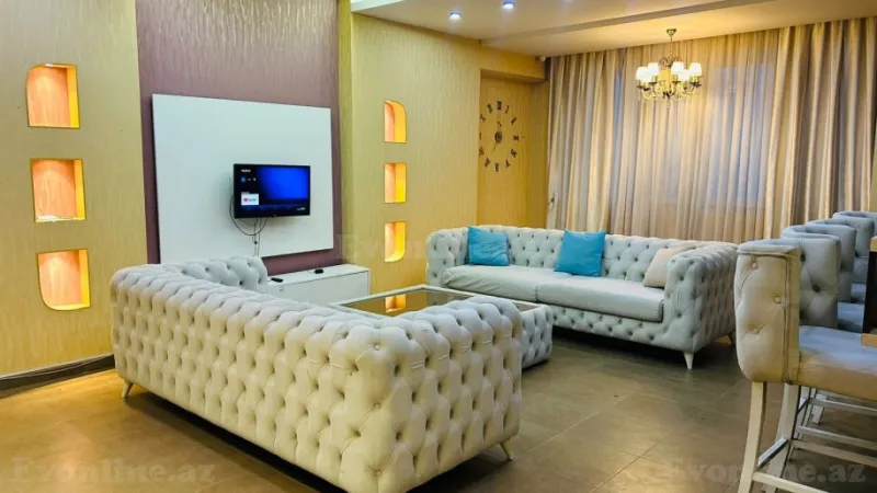 Kirayə verilir 3 otaqlı Mənzil Yeni tikili 140 m² Nərimanov r. - şəkil 23