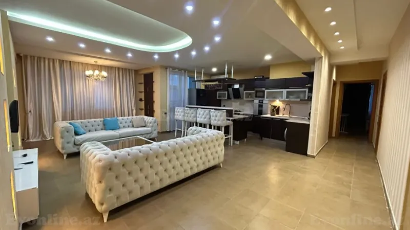 Kirayə verilir 3 otaqlı Mənzil Yeni tikili 140 m² Nərimanov r. - şəkil 26