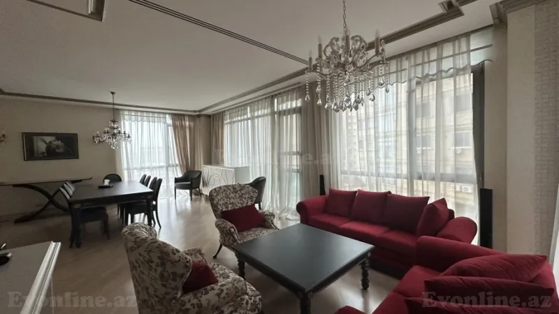 Kirayə verilir 3 otaqlı Mənzil Yeni tikili 170 m² İçərişəhər m. - şəkil 7