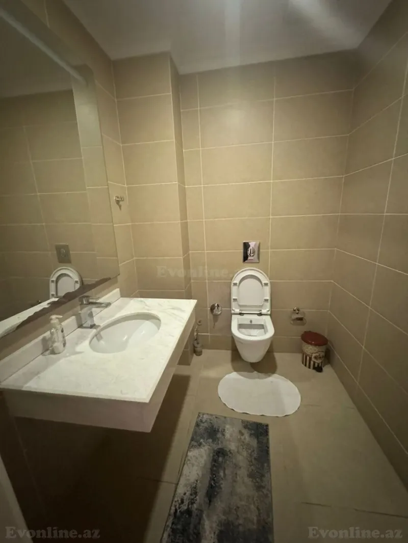 Kirayə verilir 3 otaqlı Mənzil Yeni tikili 120 m² Nəsimi r. - şəkil 8