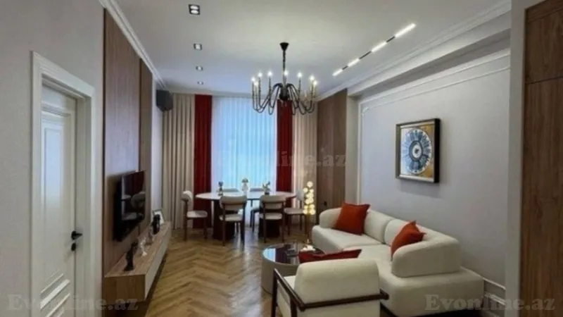 Satılır 2 otaqlı Mənzil Yeni tikili 55 m² 8 Noyabr m. - şəkil 3