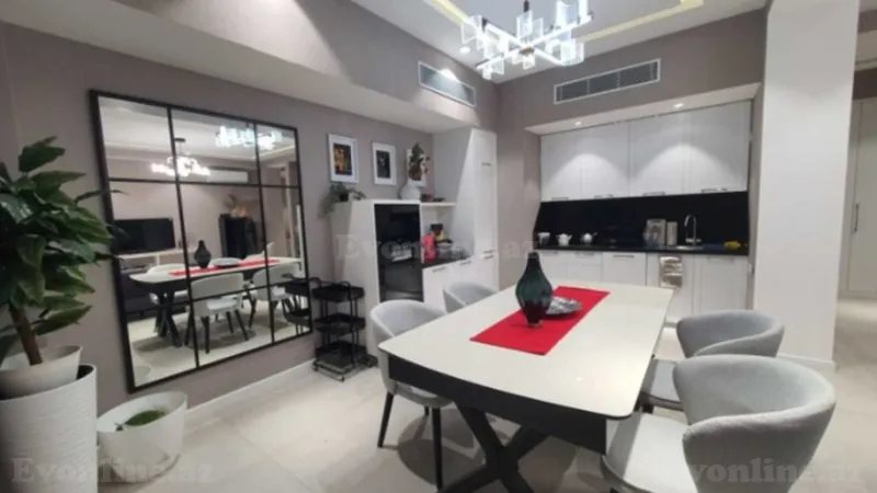 Kirayə verilir 3 otaqlı Mənzil Yeni tikili 130 m² Xətai r. - şəkil 4