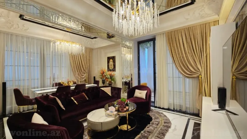 Satılır 4 otaqlı Mənzil Yeni tikili 165 m² Nəriman Nərimanov m. - şəkil 5