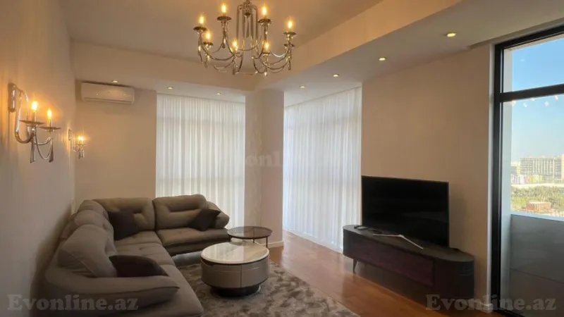 Kirayə verilir 2 otaqlı Mənzil Yeni tikili 80 m² Gənclik m.