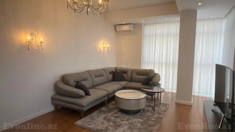 Kirayə verilir 2 otaqlı Mənzil Yeni tikili 80 m² Gənclik m. - şəkil 2