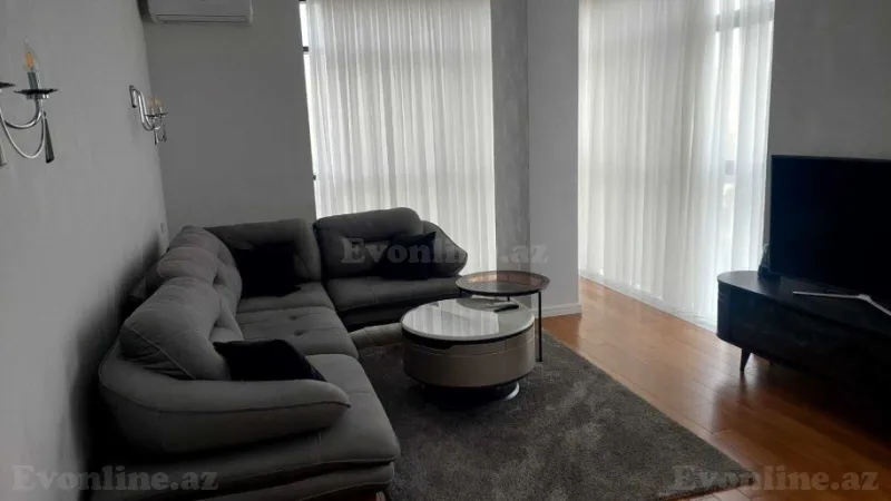 Kirayə verilir 2 otaqlı Mənzil Yeni tikili 80 m² Gənclik m. - şəkil 3