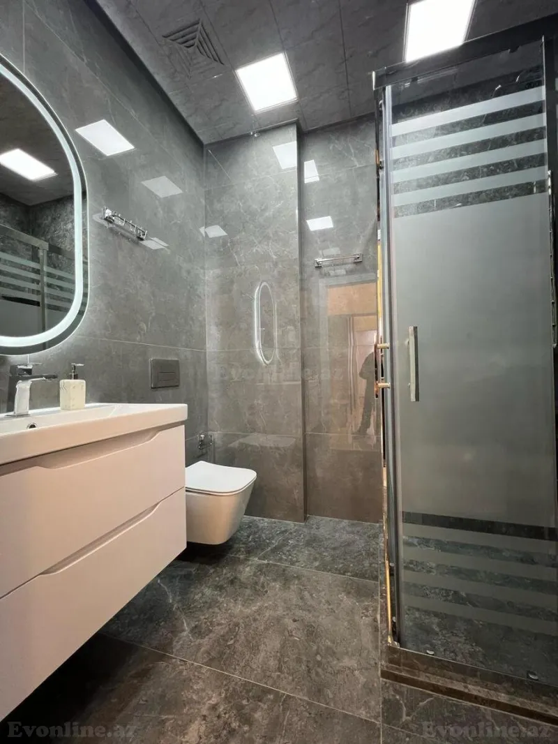 Kirayə verilir 2 otaqlı Mənzil Yeni tikili 80 m² Gənclik m. - şəkil 25