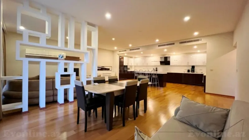 Kirayə verilir 4 otaqlı Mənzil Yeni tikili 220 m² Səbail r. - şəkil 5