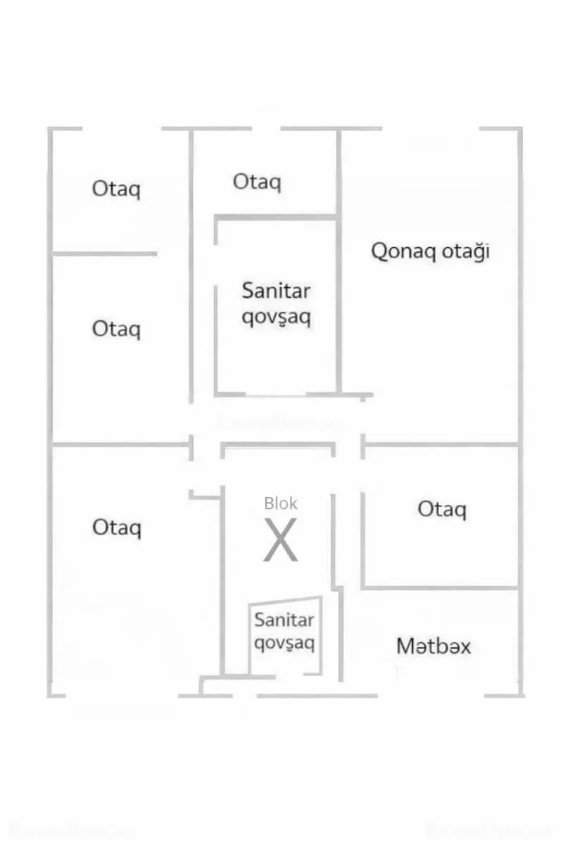 Satılır 7 otaqlı Mənzil Köhnə tikili 250 m² 28 May m. - şəkil 13