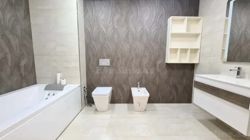 Kirayə verilir 3 otaqlı Mənzil Yeni tikili 189 m² Nəsimi r. - şəkil 14