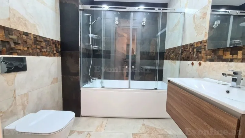 Kirayə verilir 3 otaqlı Mənzil Yeni tikili 189 m² Nəsimi r. - şəkil 15