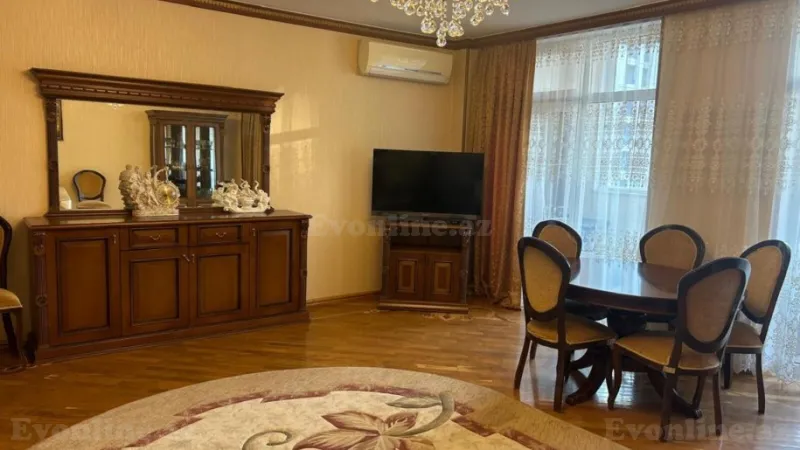 Kirayə verilir 3 otaqlı Mənzil Yeni tikili 140 m² Nəriman Nərimanov m.