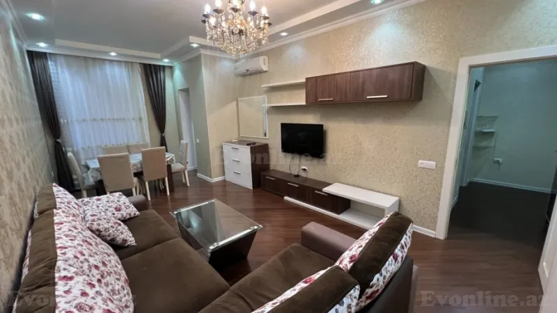 Kirayə verilir 2 otaqlı Mənzil Yeni tikili 70 m² Nərimanov r. - şəkil 3