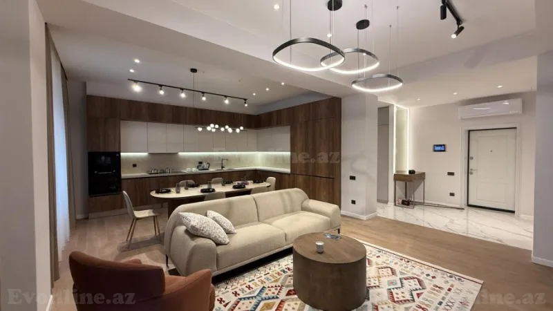 Kirayə verilir 3 otaqlı Mənzil Yeni tikili 135 m² Xətai r. - şəkil 3