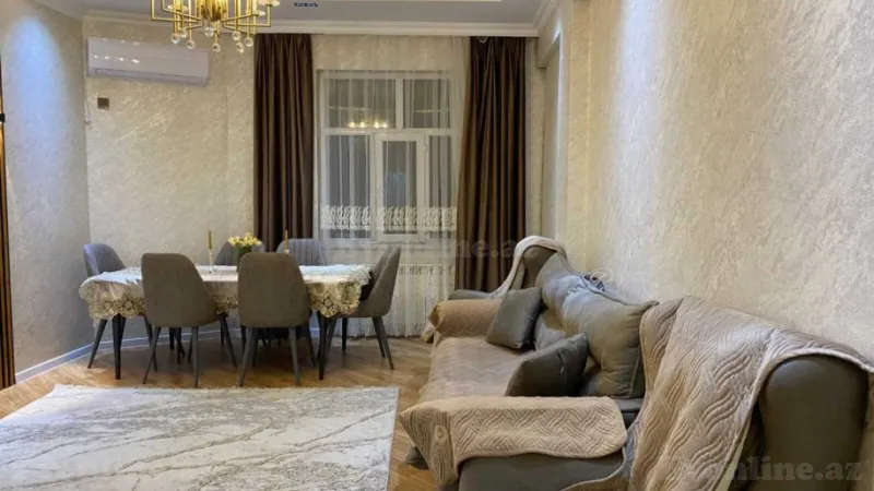 Kirayə verilir 3 otaqlı Mənzil Yeni tikili 90 m² Yeni Yasamal